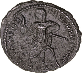 Constantine I "the Great" (A.D. 324-337), DIVO CLAVDIO Commemorative bronze Coin About Very Fine_rev
