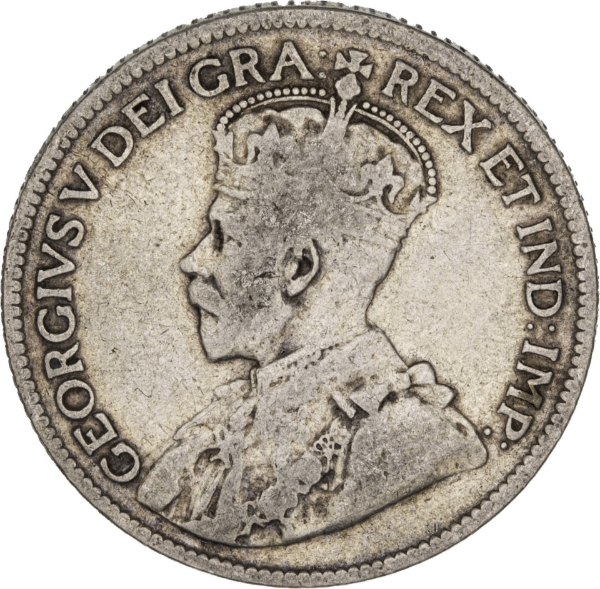 Cyprus, George V, 9 piastres 1913 Fine_obv
