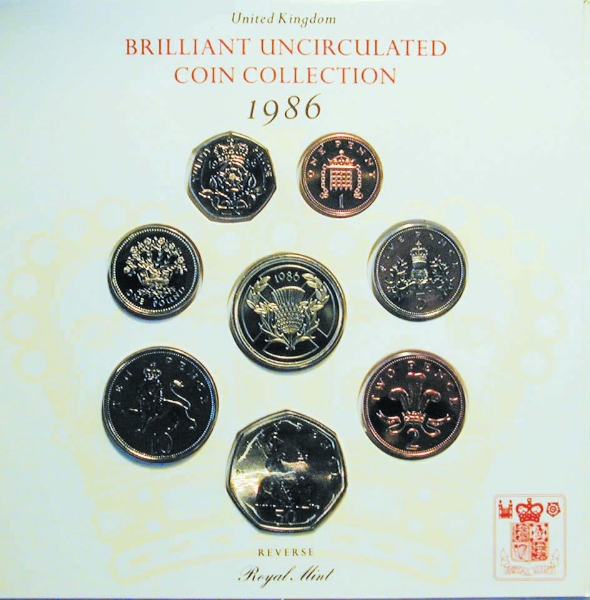 Mint Set 1986 Specimen_obv