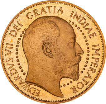 Edward VII_Double_Florin_Goldine_obv