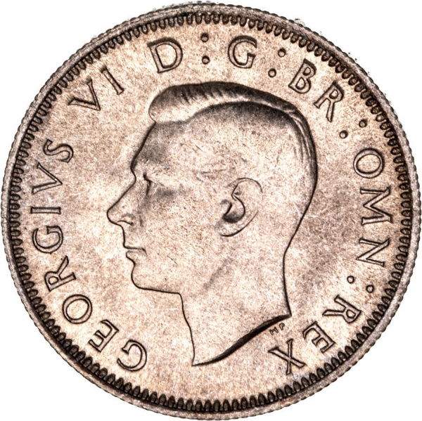 George VI_Shilling_English_1946_Choice_Unc_obv