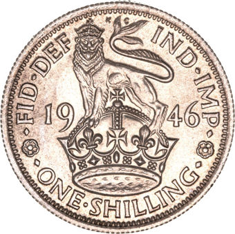 George VI_Shilling_English_1946_Choice_Unc_rev