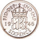 George VI_Sixpence_1946_Unc_rev