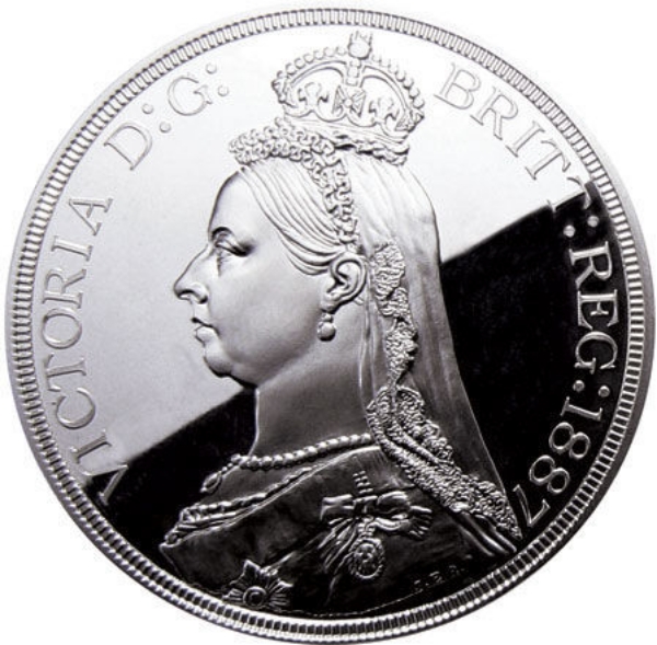 Victoria Jubilee Head Crown Wales Patina Patern Silver Proof_obv 