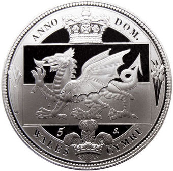 Victoria Jubilee Head Crown Wales Patina Patern Silver Proof_rev