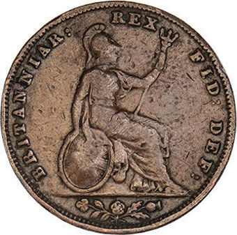 William IV_Halfpenny_Very_Good_rev