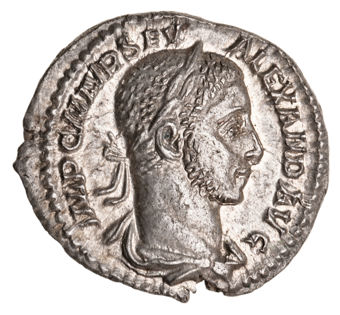 Severus Alexander. A.D. 222-235., Rome - A.D. 228. AR Denarius. P M TR P VI COS II P P._obv