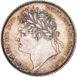 George IV, Sixpence (Laureate Head, Second Shield) 1825 Good Extremely Fine_obv