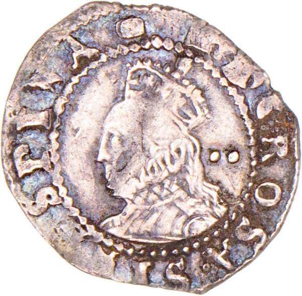 Elizabeth I, Halfgroat (6th Issue 1502-95) Mm Tun Fine-Very Fine_obv