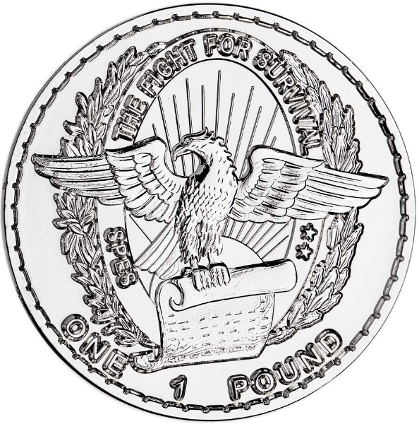 Biafra_1969_Re-Strike_Crown._Silver_plated_nickel