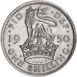 George VI 1950 English Shilling Unc_rev