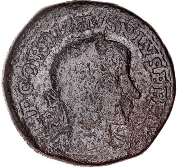 Gordian III_Moesia_Superior_Viminacium_AE_Sestertius_Very_Good_obv