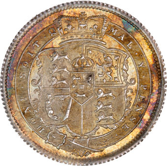 George III 1820 Shilling Unc_rev
