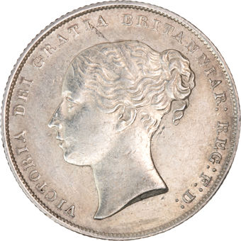 Victoria, Shilling 1855 Extremely Fine_obv