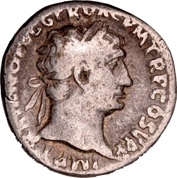 Trajan_Silver_Denarius_in_Good_Fine_obv
