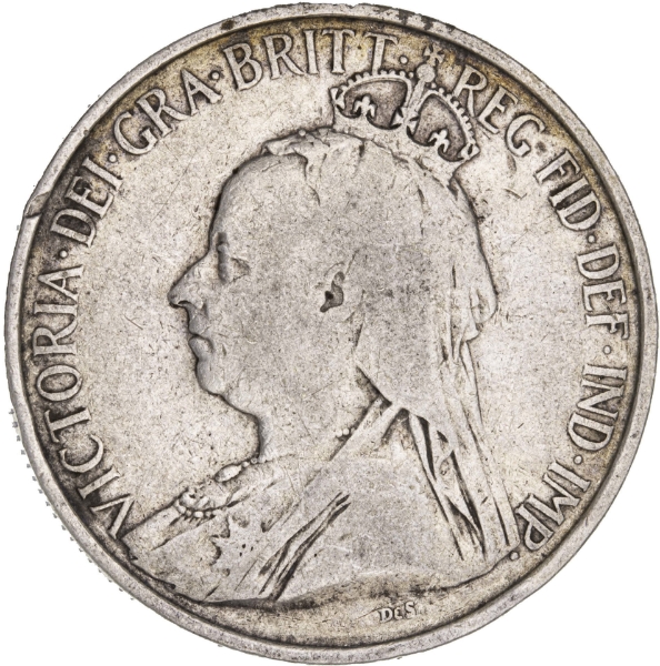 Cyprus, Victoria, 18 piastres 1901 Fine_obv