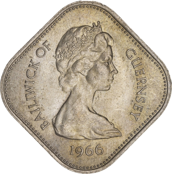 Guernsey Battle Hastings Square 10 Shillings_obv