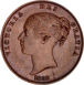 Victoria Young Head Copper Penny (1854 and 1858) Extremely Fine_obv