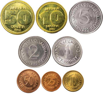 Yugoslavia_8_Coin_Mint_Set