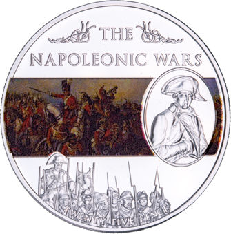St. Helena, 25 Pence 2013, Battle of Waterloo (SP)