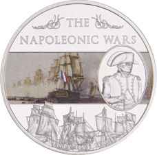 St. Helena, 25 Pence 2013, Battle of San Domingo (SP)