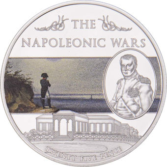 St. Helena, 25 Pence 2013, Napoleon in exile on St Helena (SP)