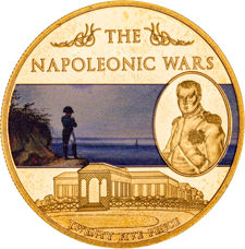 St. Helena, 25 Pence 2013, Napoleon in exile on St Helena (GP)