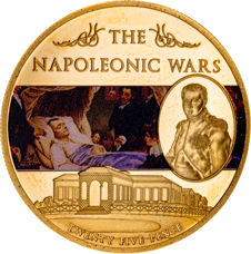 St. Helena, 25 Pence 2013, Napoleon on his death bed (GP)