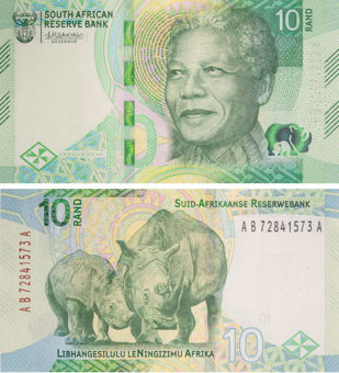 South Africa 10 Rand P-New Unc
