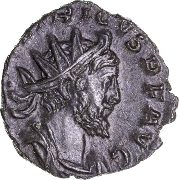 Bronze Antoninianus from the Normanby Hoard Extremely Fine_obv