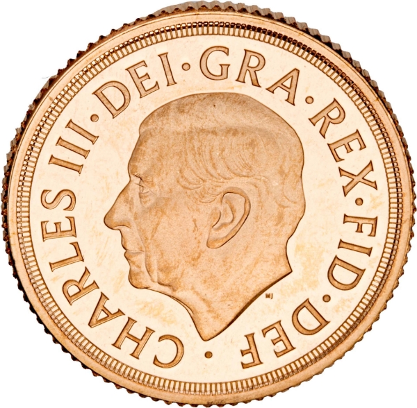 Charles III, 2022 Quarter Sovereign Memorial Proof_obv
