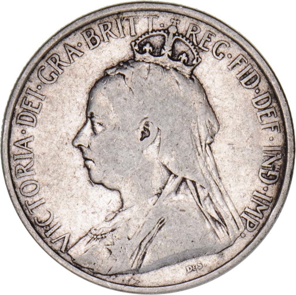 Cyprus, Victoria, 18 piastres 1901 Fine_obv