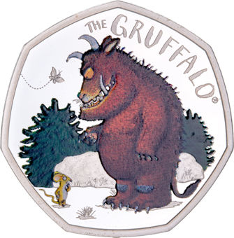 2019 50 pence The Gruffalo & Mouse Silver Proof_rev