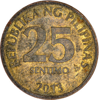 Philipines, 25 Centimos_obv