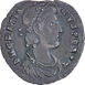 Gratian. A.D. 367-383. Trier - A.D. 368-75. AR Siliqua. VRBS ROMA_obv