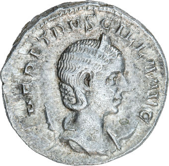 Herennia Etruscilla, Wife of T. Decius., Rome - A.D. 250. AR Antoninianus. PVDICITIA AVG_obv