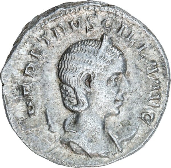 Herennia Etruscilla, Wife of T. Decius., Rome - A.D. 250. AR Antoninianus. PVDICITIA AVG_obv