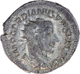 Gordian III. A.D. 238-244., Rome - A.D. 241-243. AR Antoninianus. AETERNITATI AVG_obv