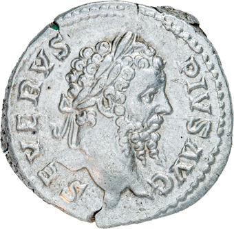 Septimius Severus. A.D. 193-211., Rome - A.D. 209. AR Denarius. P M TR P XVII COS III P P_obv