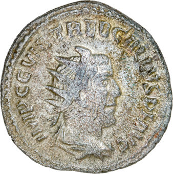 Trebonianus Gallus. A.D. 251-253., Antioch - A.D. 251-252. AR Ant. ADVENTVS AVG_obv