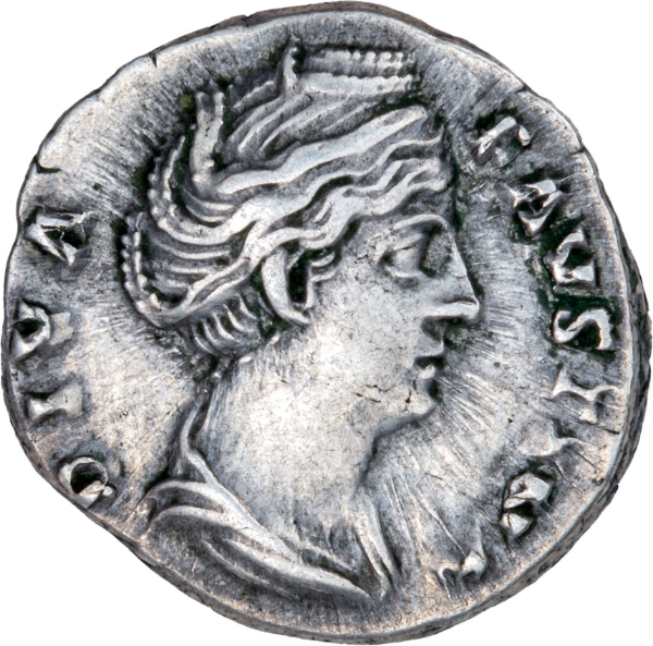 Faustina Senior, Wife of Pius., Rome - A.D. 147+. AR Denarius_obv