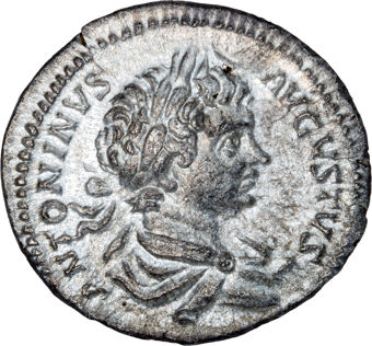 Caracalla. A.D. 198-217., Rome - A.D. 199. AR Denarius. SECVRIT ORBIS_obv