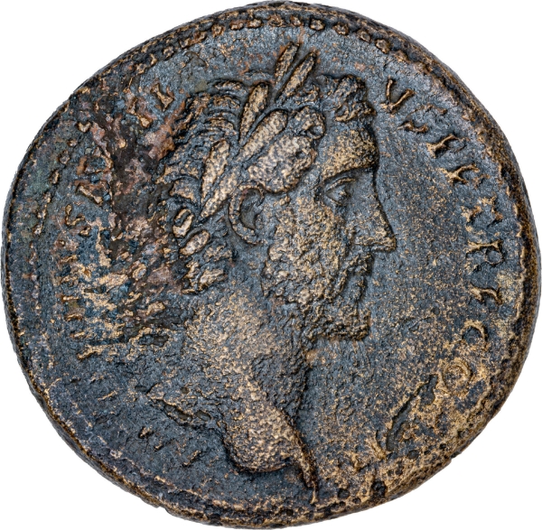 Antoninus Pius. A.D. 138-161. Rome - A.D. 144. Æ Sestertius_obv