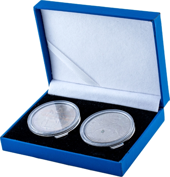 Elizabeth II, Crowns 1951 & 1953 Special in Case