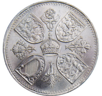 Elizabeth II, 1953 Crowns Special in Case_rev