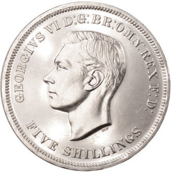 Elizabeth II, 1951 Crowns Special in Case_obv