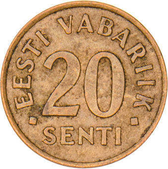 Estonia, 20 Senti_rev
