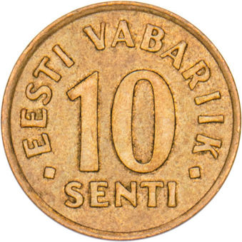 Estonia, 10 Senti_rev