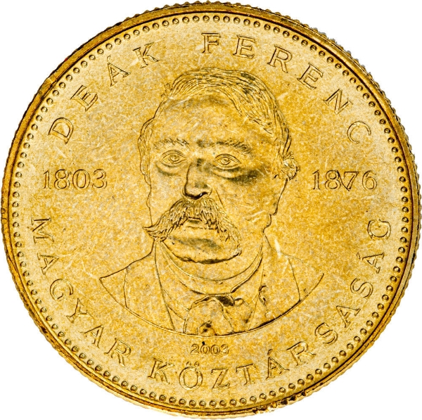Hungary, 20 Forint Deák Ferenc 2003 Brilliant Unc_obv