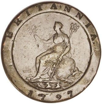 George III, Cartwheel Twopence Very Good_rev